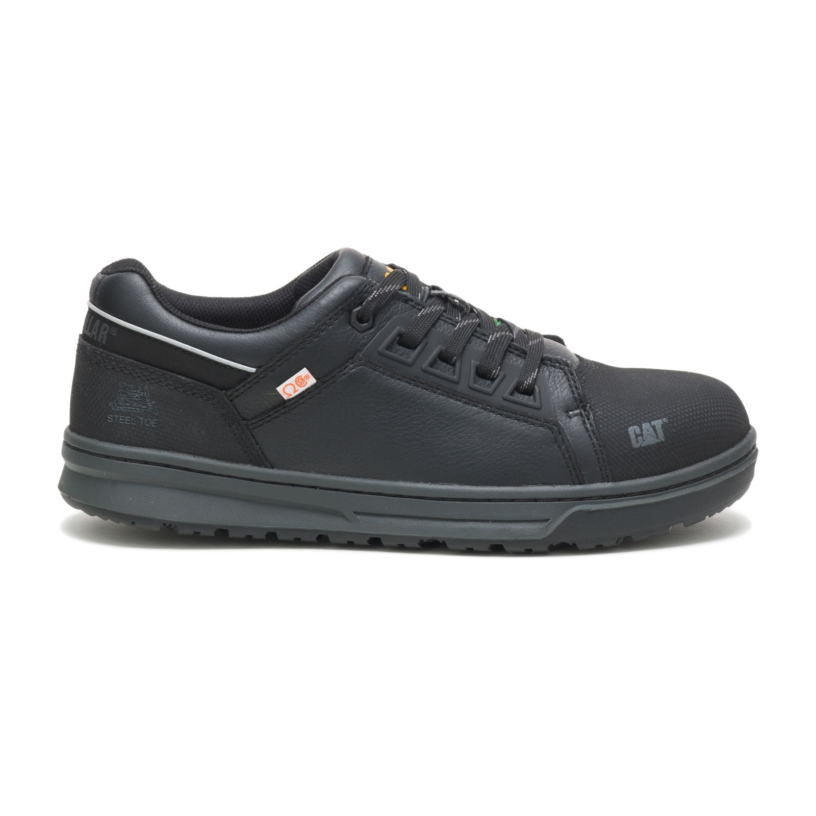 Caterpillar Concave Lo Steel Toe Csa Philippines - Mens Work Shoes - Black 23516OCAT